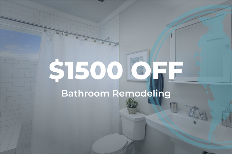 $1,500 Off Bathroom Remodeling