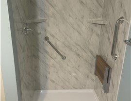 Shower Project in Millsboro, DE by Peninsula Bath