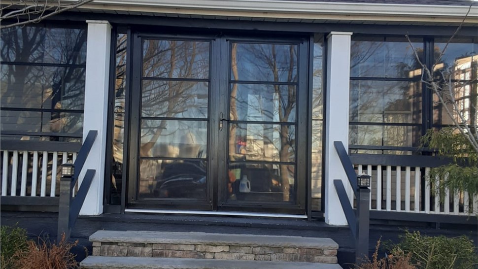 Porch Enclosure Project in Belmar, NJ by DIY Porch Enclosures