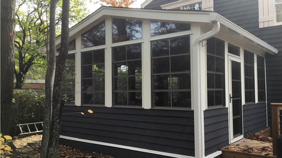 Porch Enclosure Project in Mountainside, NJ by DIY Porch Enclosures