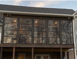 Porch Enclosure Project in Evington, VA by DIY Porch Enclosures