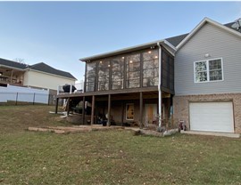 Porch Enclosure Project in Evington, VA by DIY Porch Enclosures