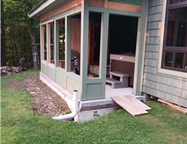 DIY Enclosure System Project in Brier Hill, NY by DIY Porch Enclosures