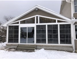 Porch Enclosure Project in Mountainside, NJ by DIY Porch Enclosures