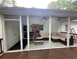 Porch Enclosure Project in Carrboro, NC by DIY Porch Enclosures