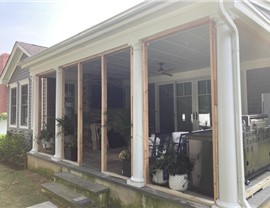 Porch Enclosure Project in Fair Haven, NJ by DIY Porch Enclosures