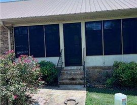 Patio Room Installation Project in Wedowee, AL by DIY Porch Enclosures