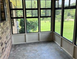 Patio Room Installation Project in Wedowee, AL by DIY Porch Enclosures