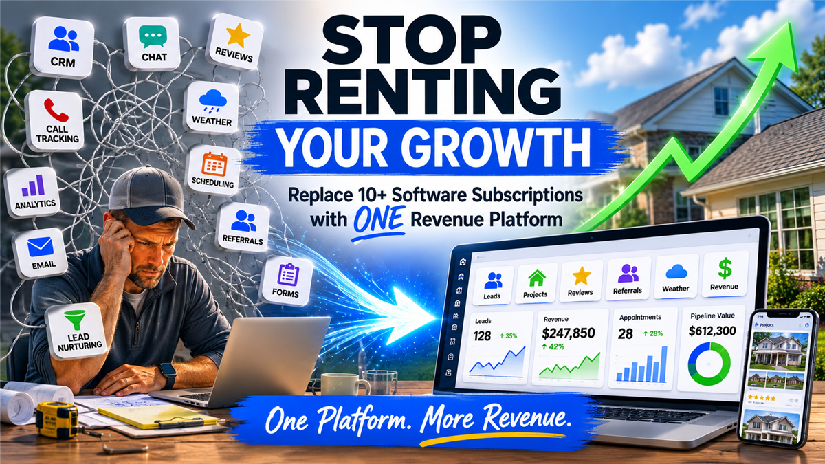 Stop Renting Your Growth: Why Contractors Are Replacing Disconnected Subscriptions with One Revenue Platform