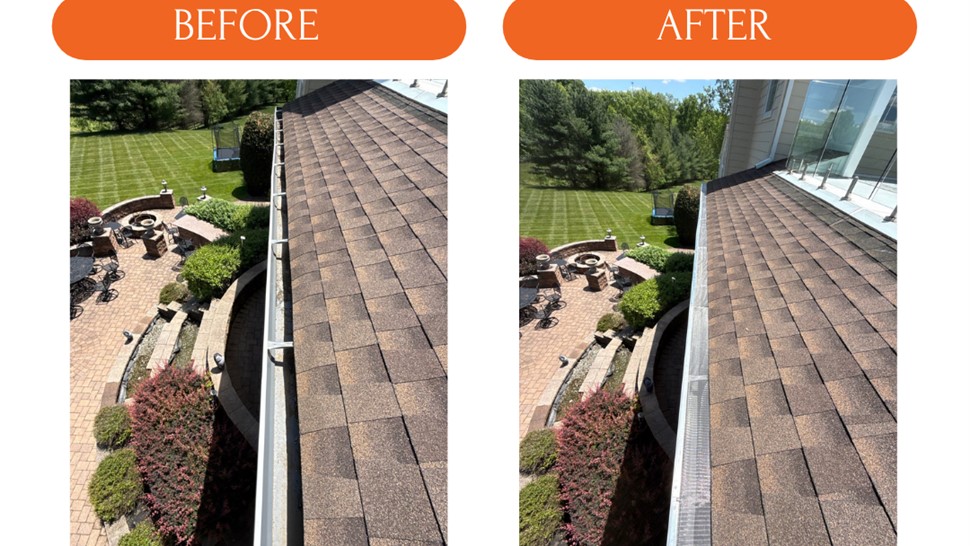 Gutters Project in Newtown, Pennsylvania by Premier Home Renovations