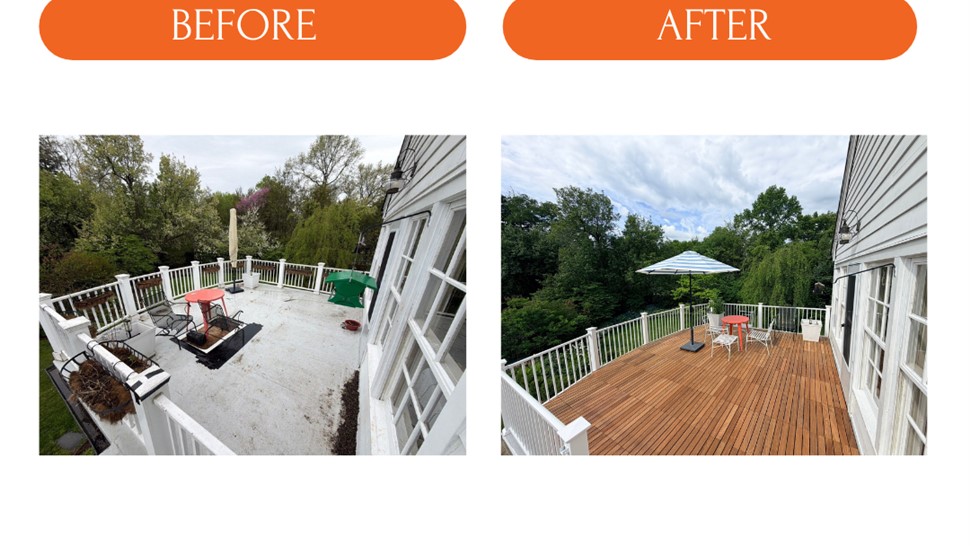 Roofing, Decking Project in Princeton, New Jersey by Premier Home Renovations