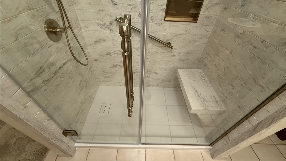 Showers Project in Kankakee, Illinois by Prime Baths and Home Solutions