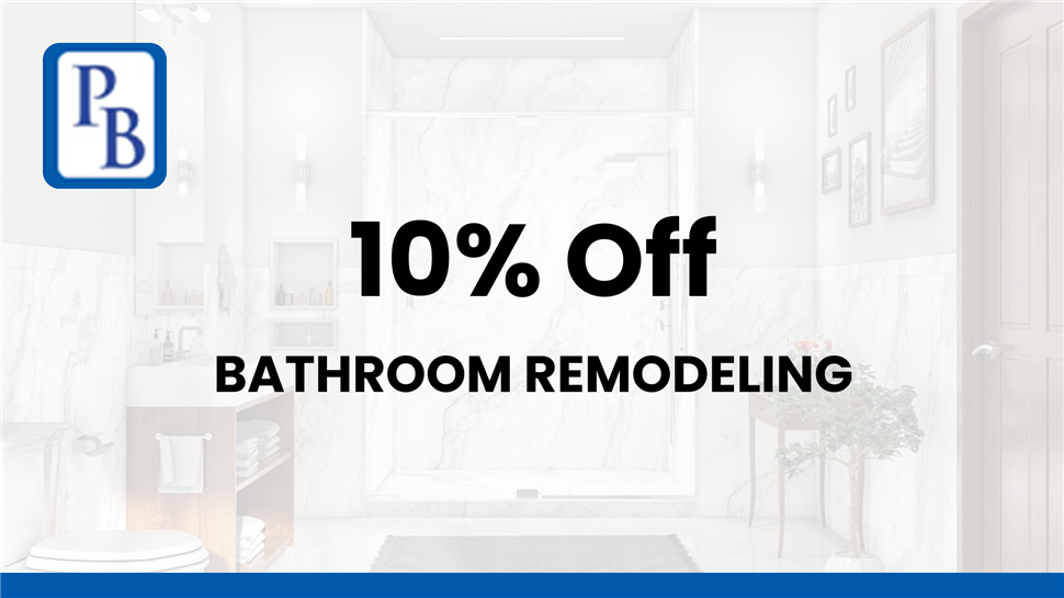 10 percent off bathrooms