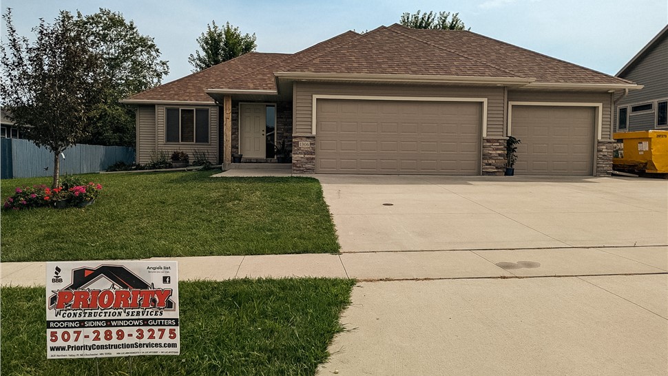 Roofing Project in Kasson, MN by Priority Construction Services