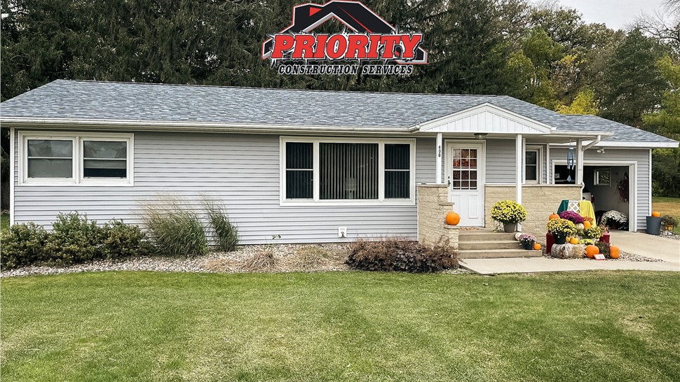 Roofing, Siding Project in Preston, MN by Priority Construction Services