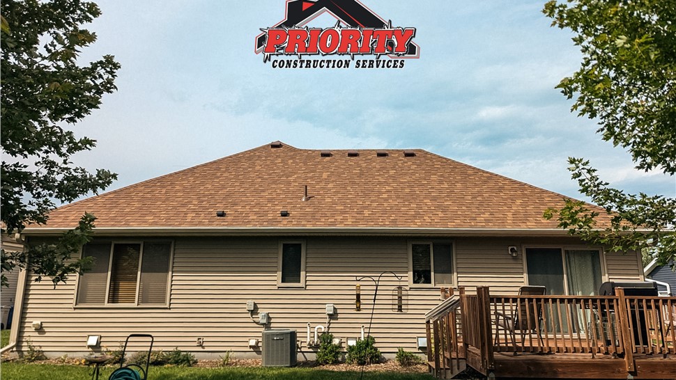 Roofing Project in Kasson, MN by Priority Construction Services