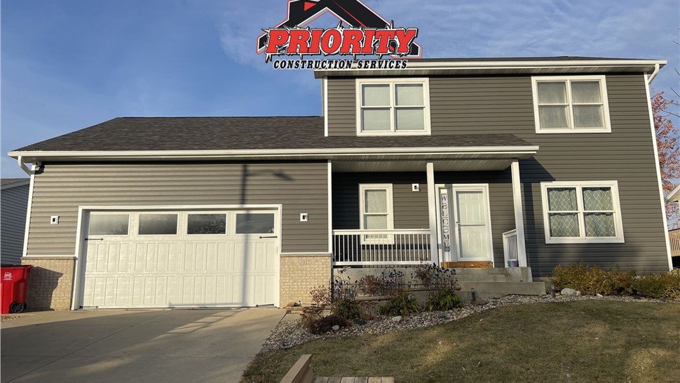 Gutters, Roofing, Siding Project in Byron, MN by Priority Construction Services