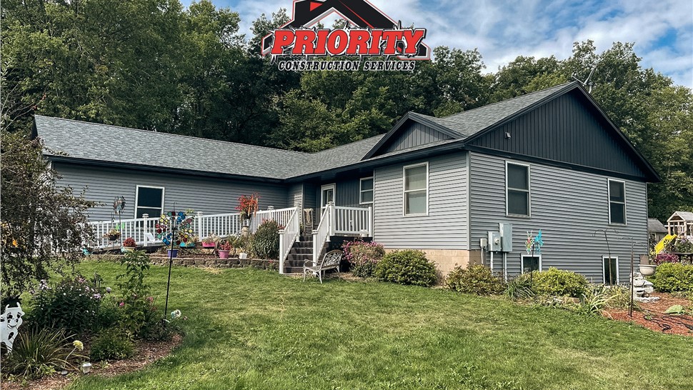 Siding Project in Utica, MN by Priority Construction Services