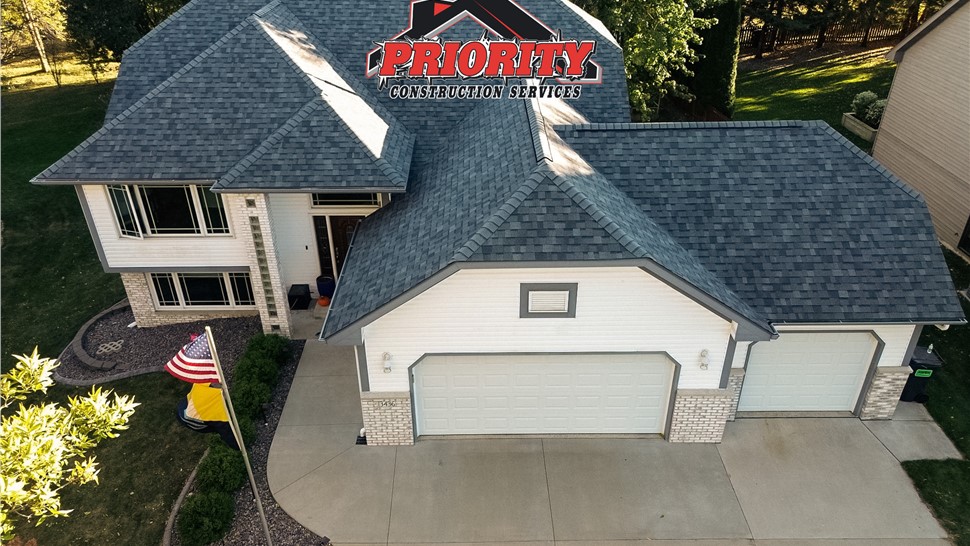 Roofing Project in Rochester, MN by Priority Construction Services