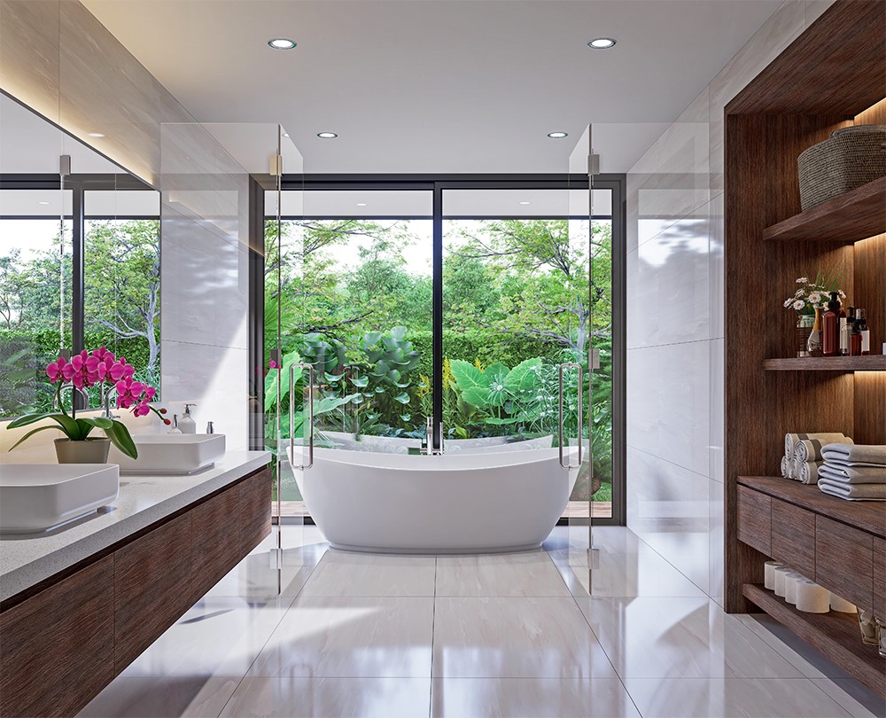 A Luxurious Bathroom Remodel