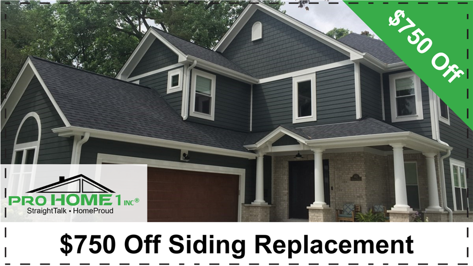 $750 Off Siding Replacement
