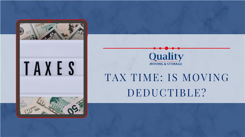 Tax Time: Is Moving Deductible?