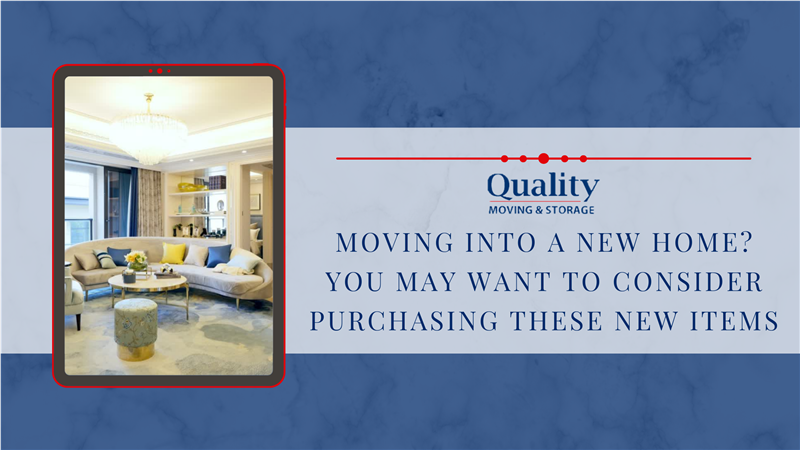 Moving Into A New Home? You May Want To Consider Purchasing These New Items