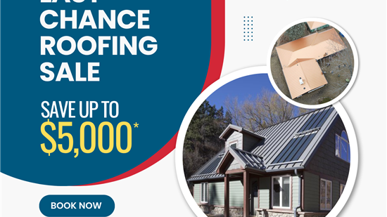 Save Up To $5,000 On All Types Of Roofing!