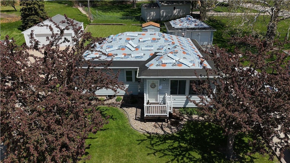 Gutters, Roofing Project in Waterloo, Iowa by Ram Roofing and Solar