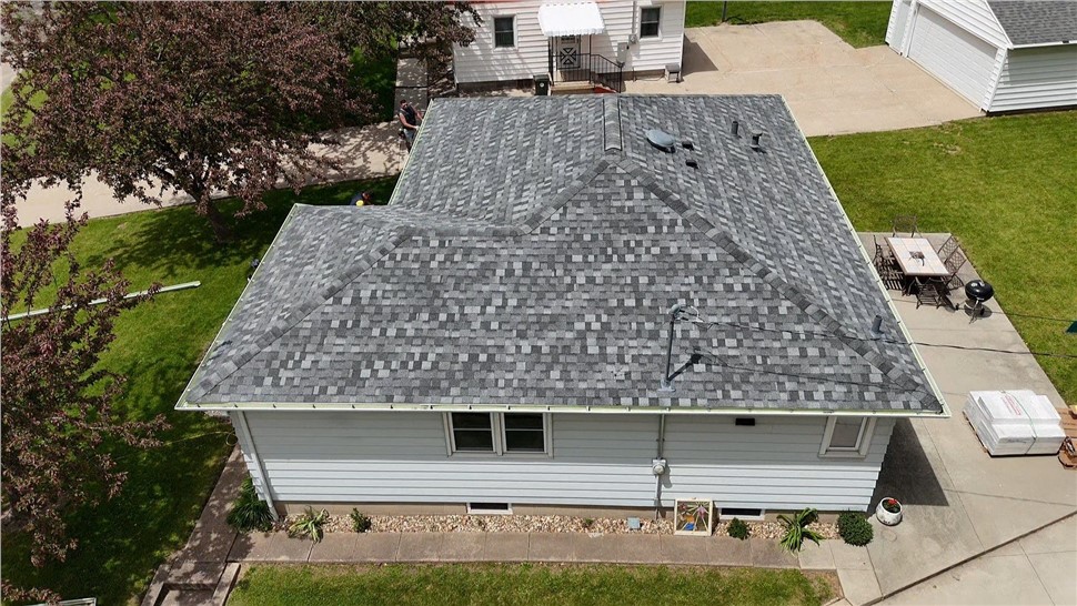 Gutters, Roofing Project in Waterloo, Iowa by Ram Roofing and Solar