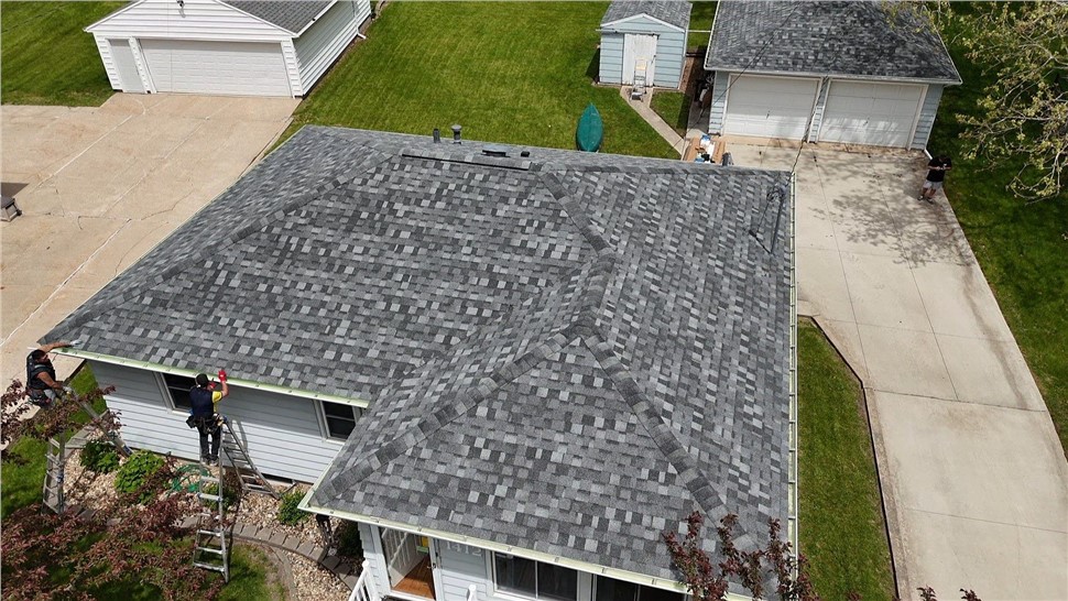 Gutters, Roofing Project in Waterloo, Iowa by Ram Roofing and Solar