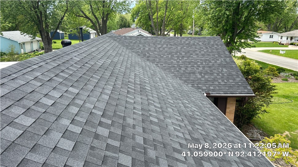 Gutters, Roofing, Storm Damage Project in Ottumwa, Iowa by Ram Roofing and Solar