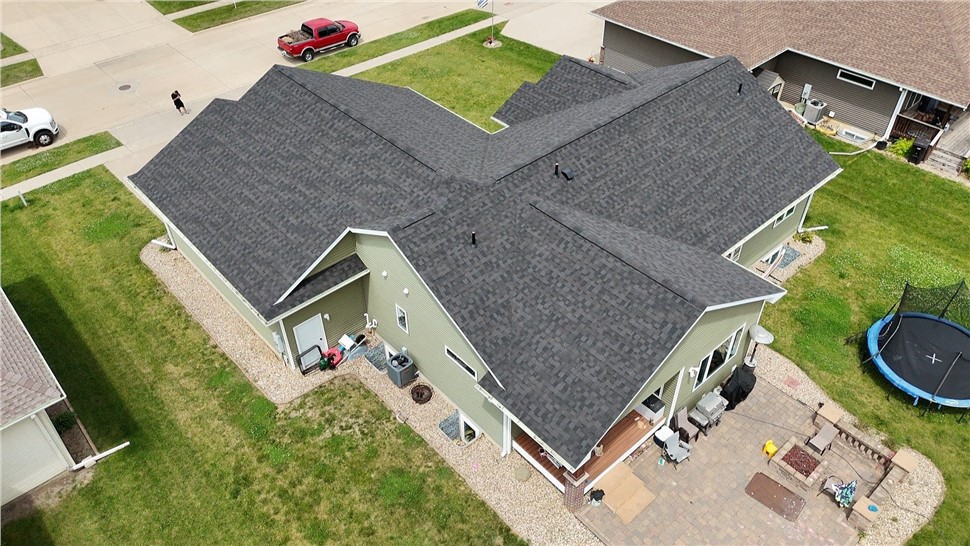 Gutters, Roofing Project in Cedar Falls, Iowa by Ram Roofing and Solar