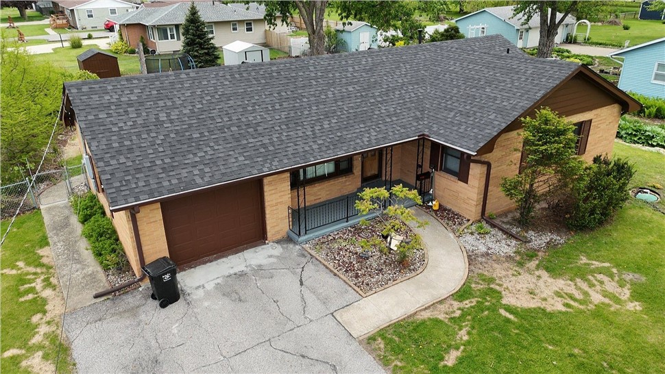 Gutters, Roofing, Storm Damage Project in Ottumwa, Iowa by Ram Roofing and Solar
