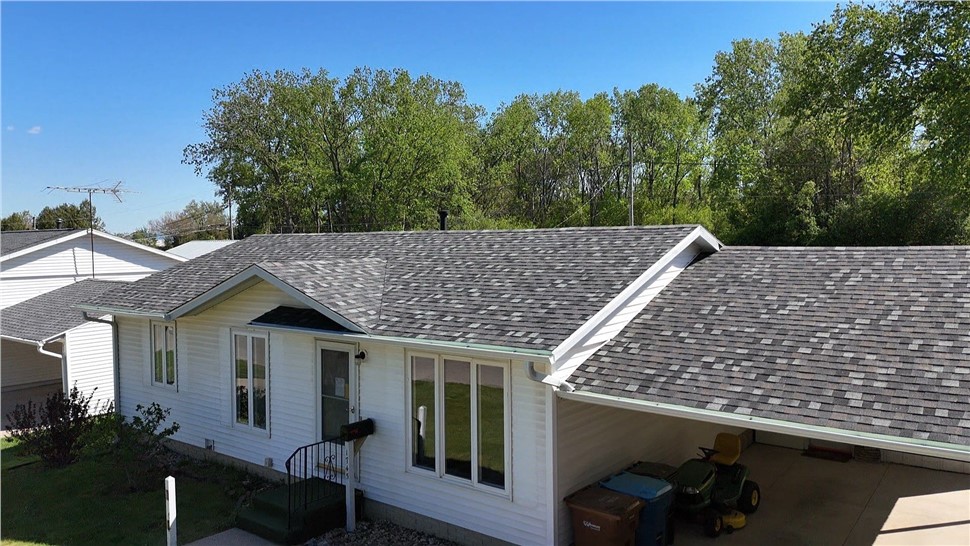 Gutters, Roofing Project in Waterloo, Iowa by Ram Roofing and Solar