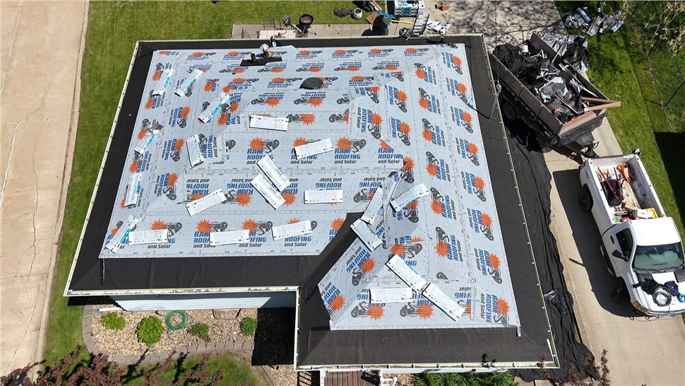 Gutters, Roofing Project in Waterloo, Iowa by Ram Roofing and Solar