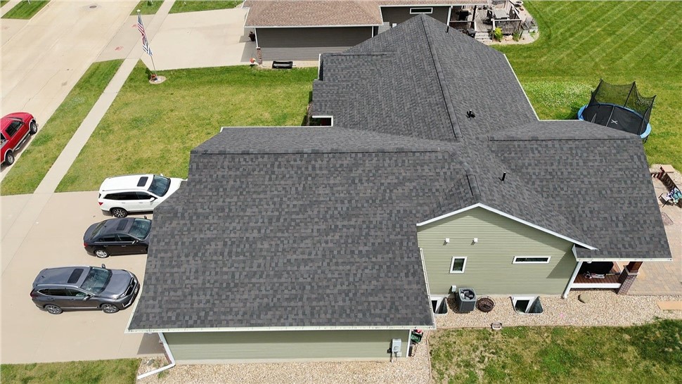 Gutters, Roofing Project in Cedar Falls, Iowa by Ram Roofing and Solar