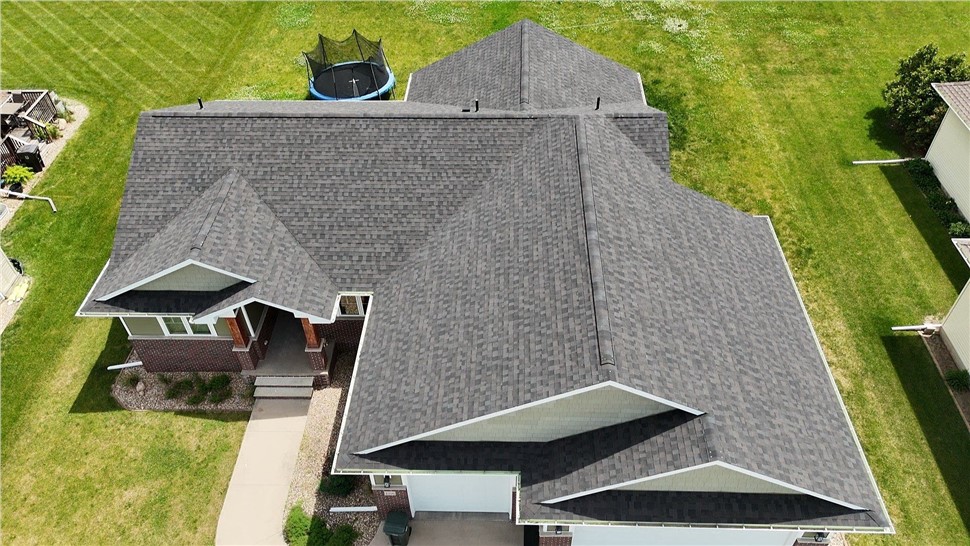 Gutters, Roofing Project in Cedar Falls, Iowa by Ram Roofing and Solar
