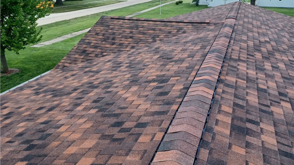Gutters, Roofing Project in Lenox, Iowa by Ram Roofing and Solar