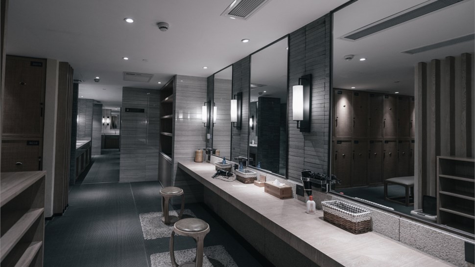 Industrial Floor Coatings - Bathroom Floor Coating Photo 1