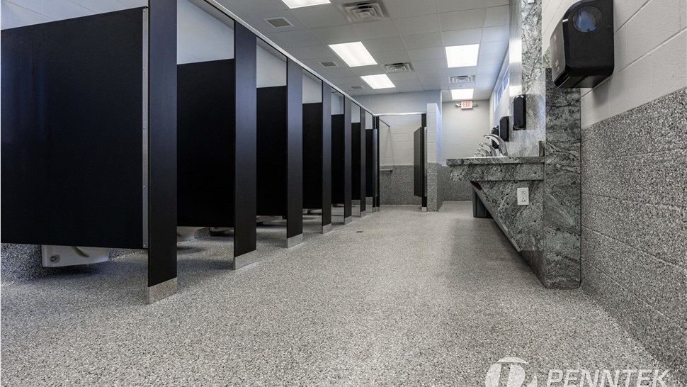 Commercial Floor Coatings - Bathroom Floor Coating Photo 1