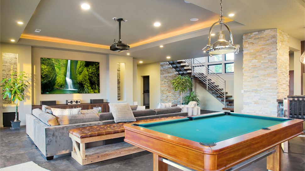 Residential Floor Coatings - Rec Room Floor Coating Photo 1