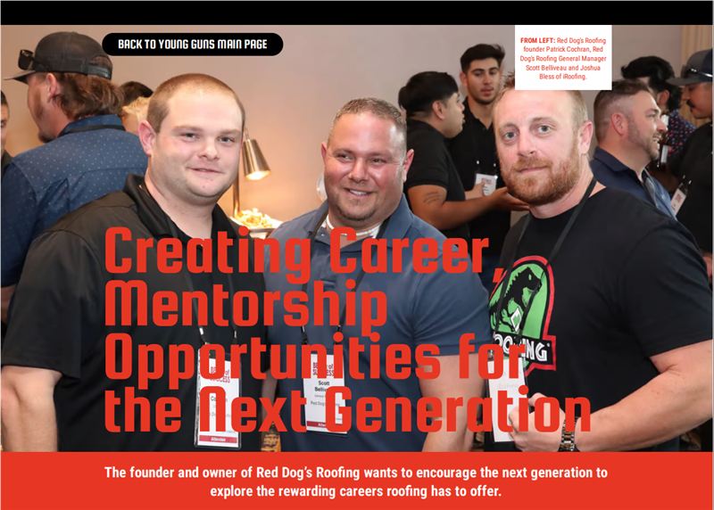 Patrick Cochran, Owner of Red Dog’s Roofing, Features in Roofing Contractor Magazine