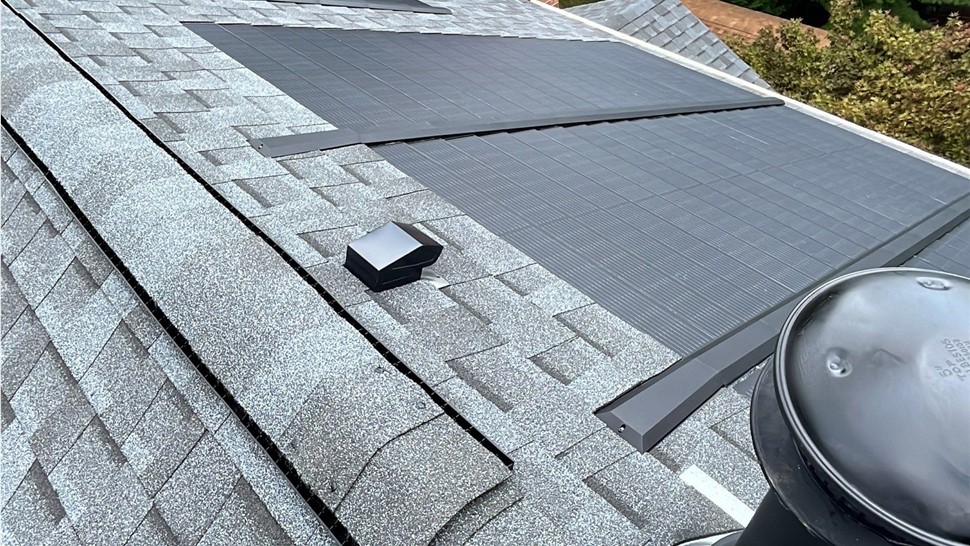 Solar Shingles Project in Monroeville, PA by Resnick Roofing
