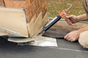 repairing chimney flashing