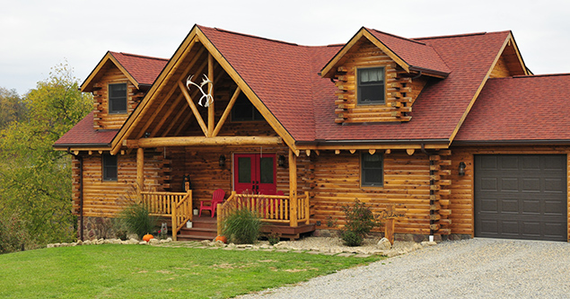 Red Shingle Roof