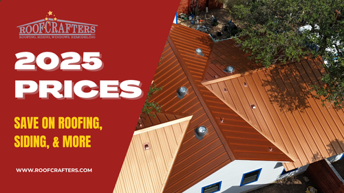 2025 price lock on roofing and siding bundles in Austin TX from RoofCrafters