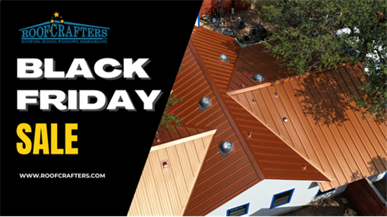 Black Friday bundle savings on roofing and siding projects Austin TX