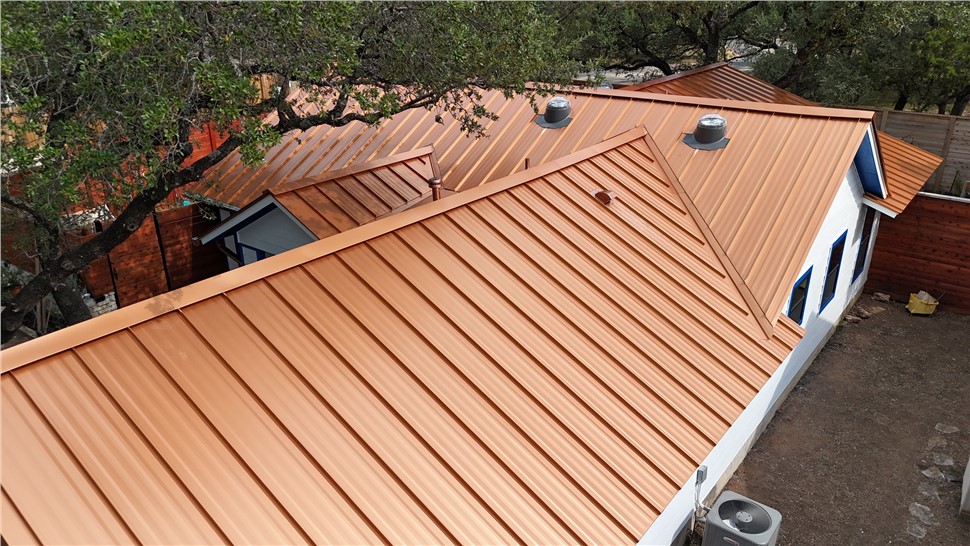 beautiful metal roof installed by roofcrafters