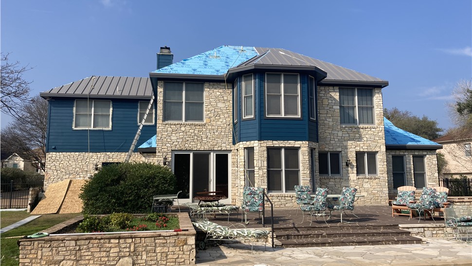 Painting, Roofing, Siding Project in Lakeway, Texas by RoofCrafters Inc